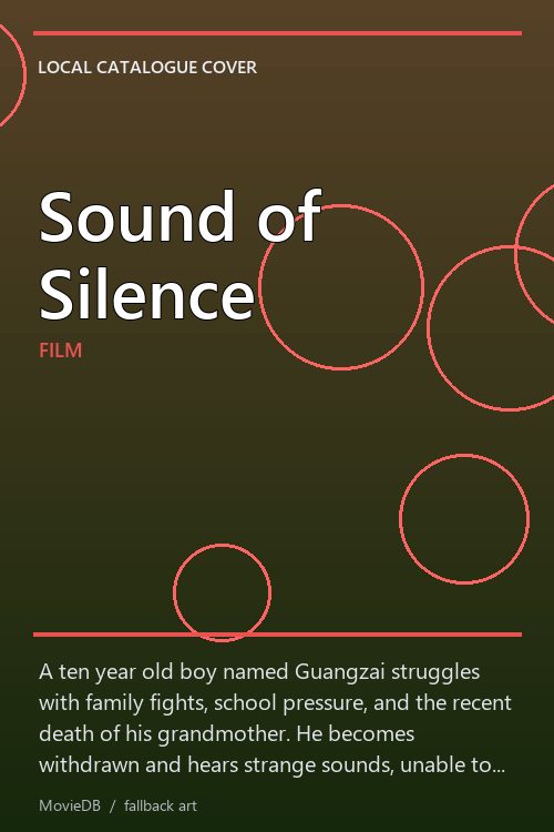 Sound of Silence poster