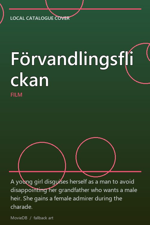 Förvandlingsflickan poster