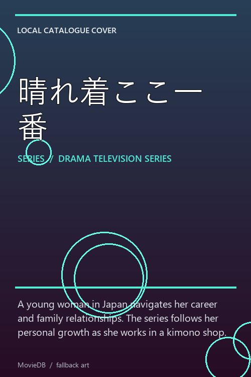 晴れ着ここ一番 poster