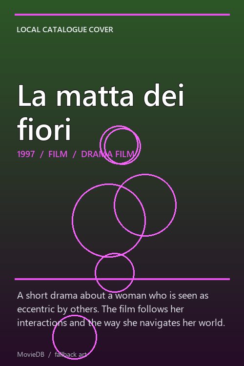 La matta dei fiori poster