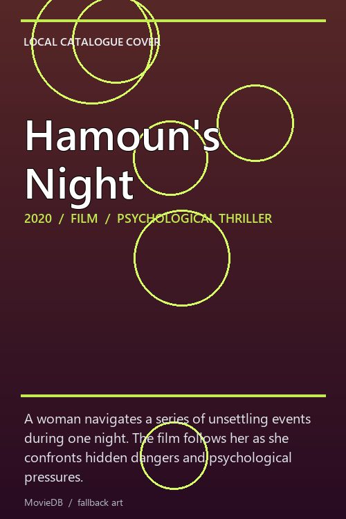 Hamoun's Night poster