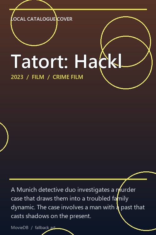 Tatort: Hackl poster