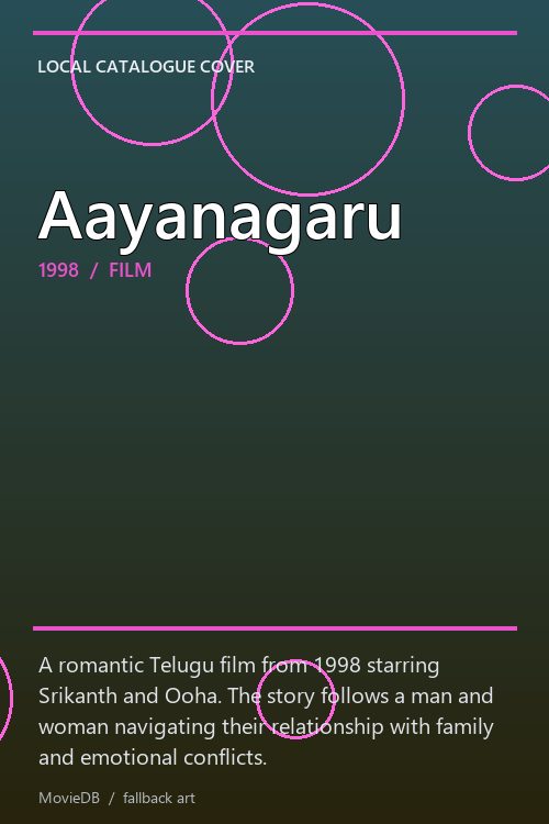 Aayanagaru poster