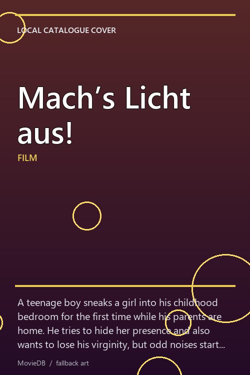 Mach’s Licht aus! poster