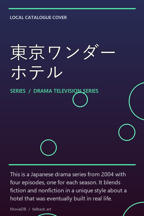東京ワンダーホテル poster
