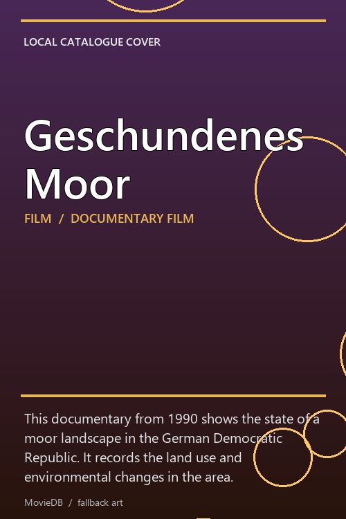 Geschundenes Moor poster