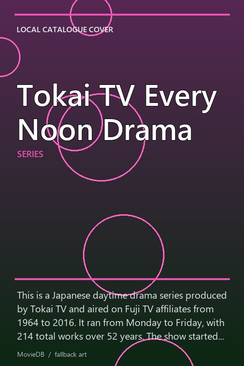 Tokai TV Every Noon Drama poster