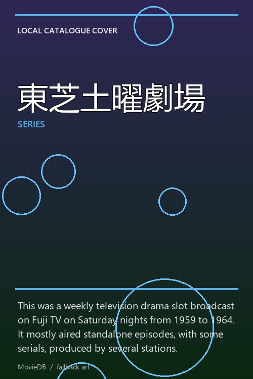 東芝土曜劇場 poster