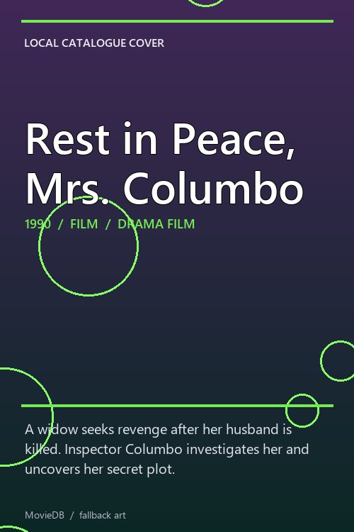 Rest in Peace, Mrs. Columbo poster
