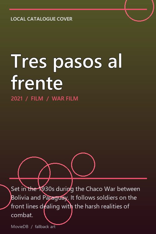 Tres pasos al frente poster