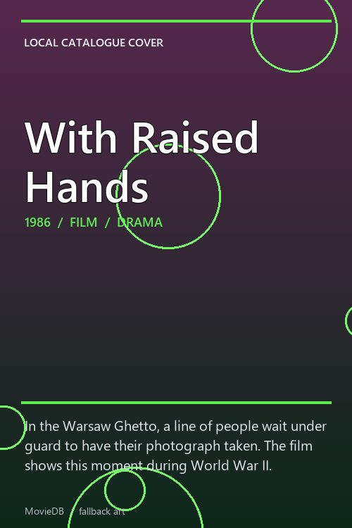 With Raised Hands poster