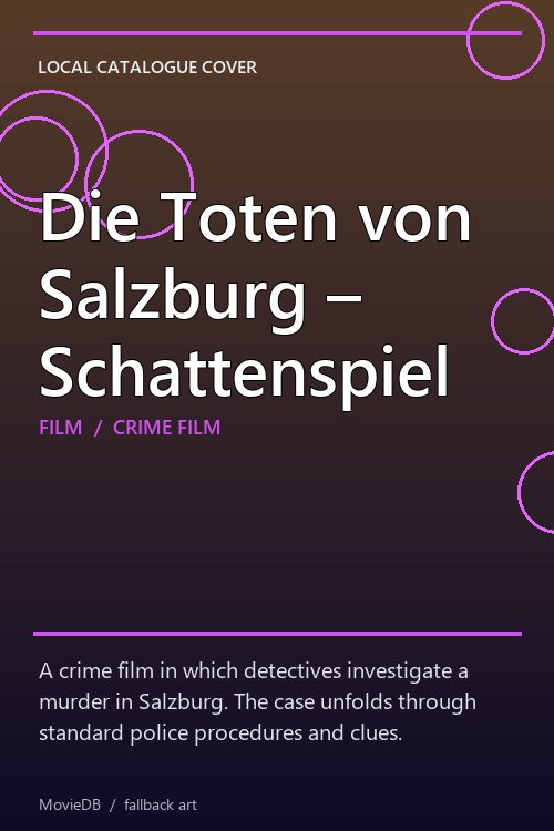 Die Toten von Salzburg – Schattenspiel poster