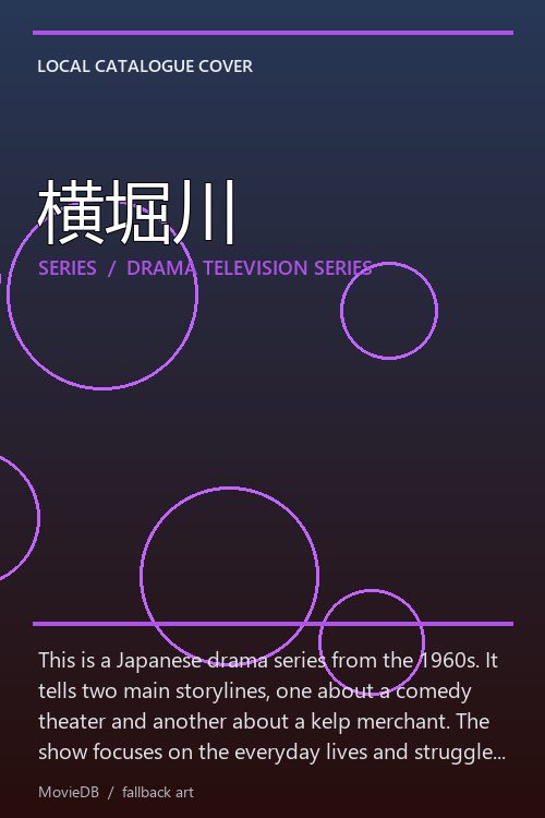 横堀川 poster