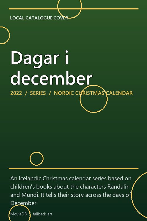 Dagar i december poster