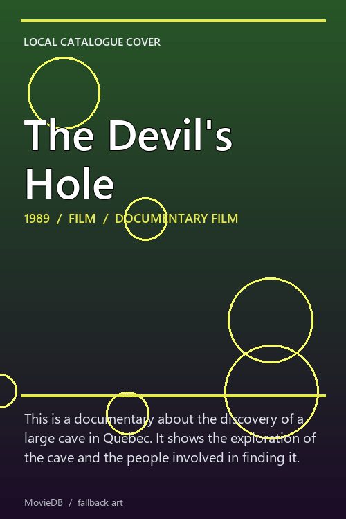 The Devil's Hole poster