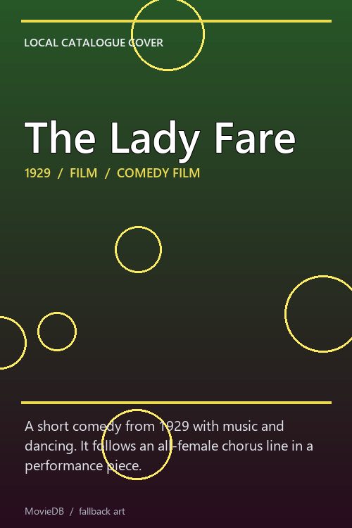 The Lady Fare poster
