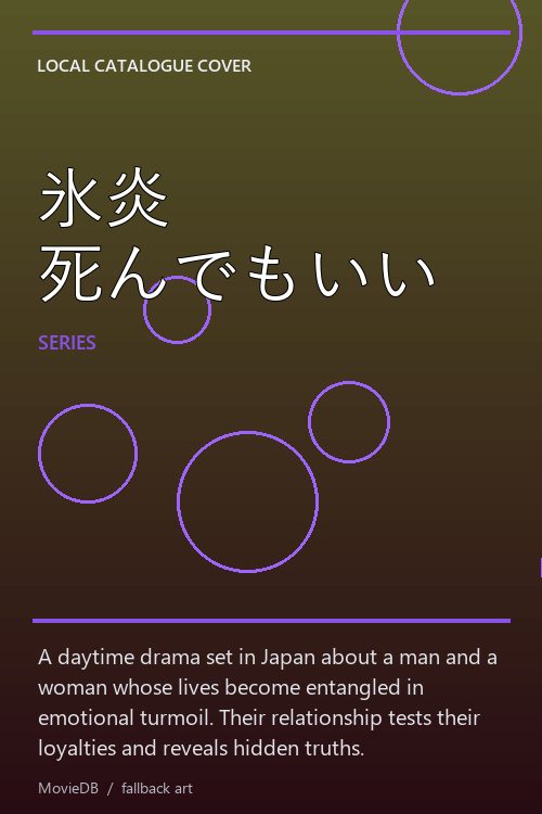 氷炎 死んでもいい poster