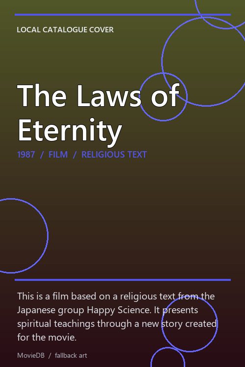 The Laws of Eternity poster