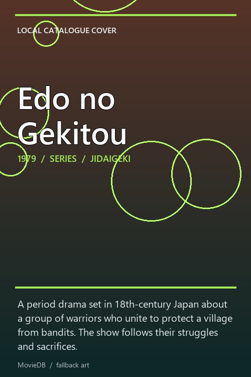 Edo no Gekitou poster