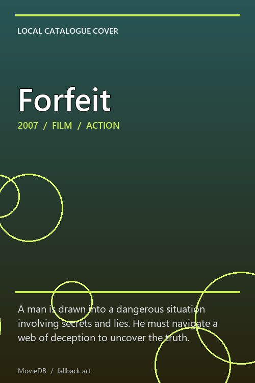 Forfeit poster