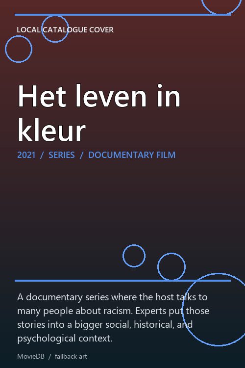 Het leven in kleur poster