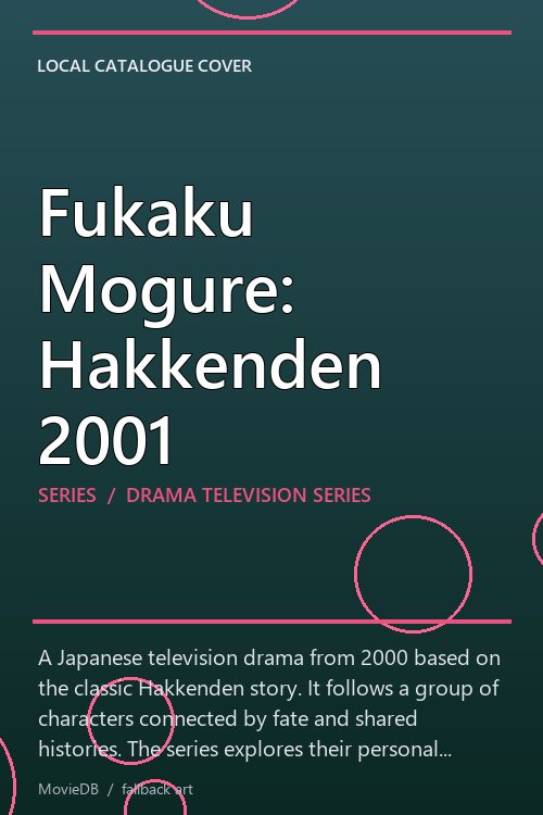 Fukaku Mogure: Hakkenden 2001 poster
