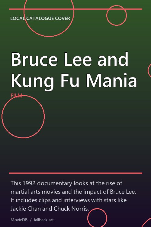 Bruce Lee and Kung Fu Mania poster