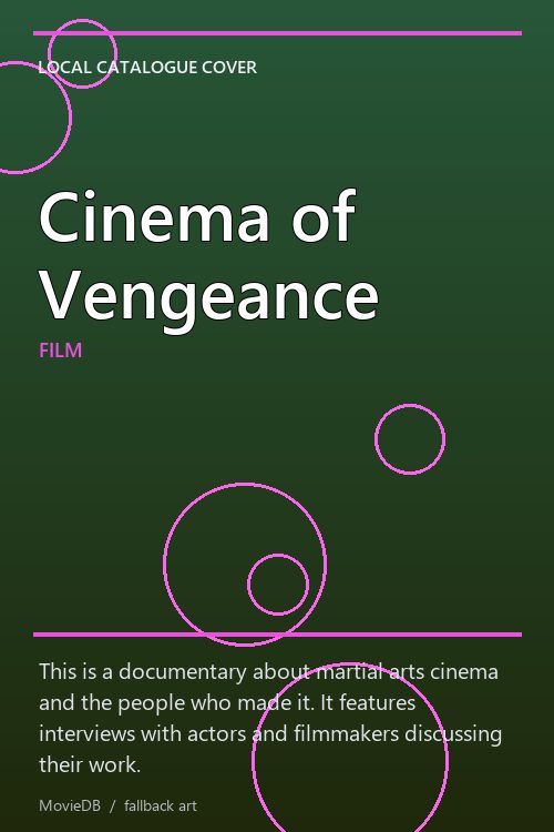 Cinema of Vengeance poster
