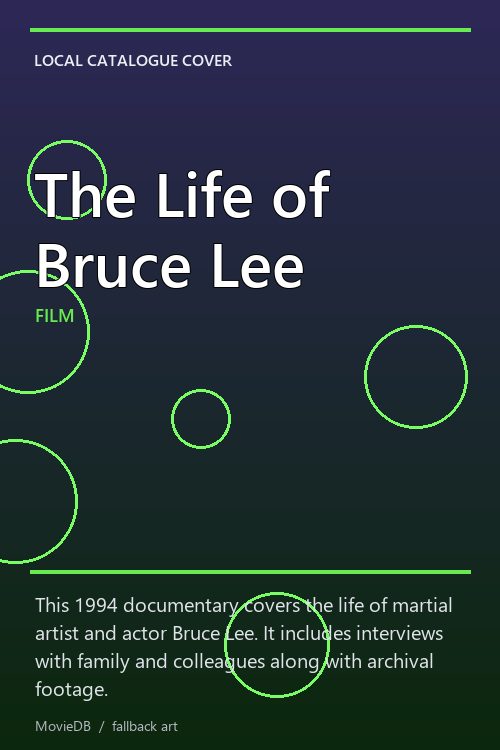 The Life of Bruce Lee poster
