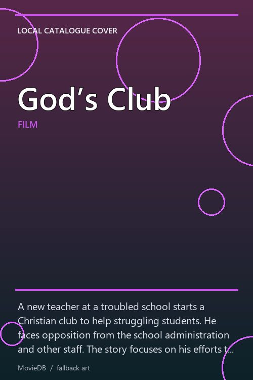 God’s Club poster