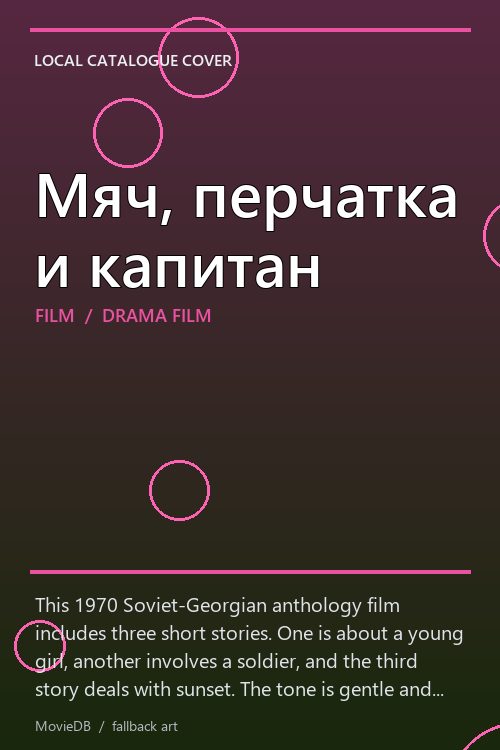 Мяч, перчатка и капитан poster