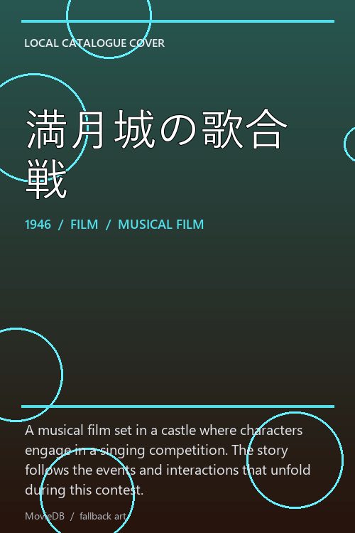 満月城の歌合戦 poster