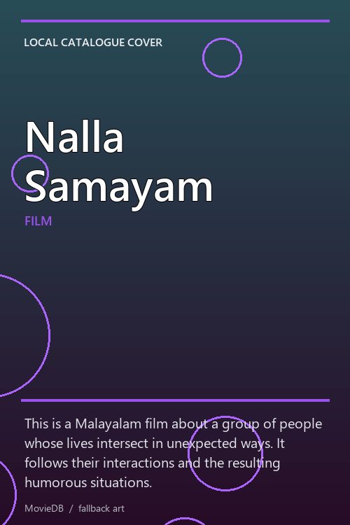 Nalla Samayam poster
