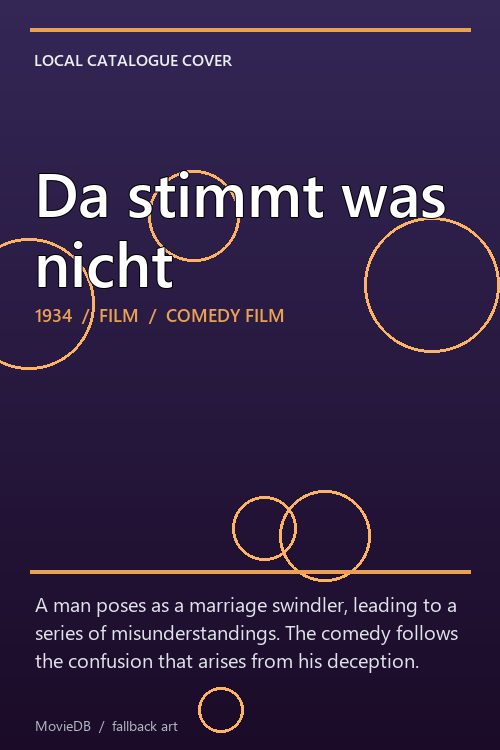 Da stimmt was nicht poster