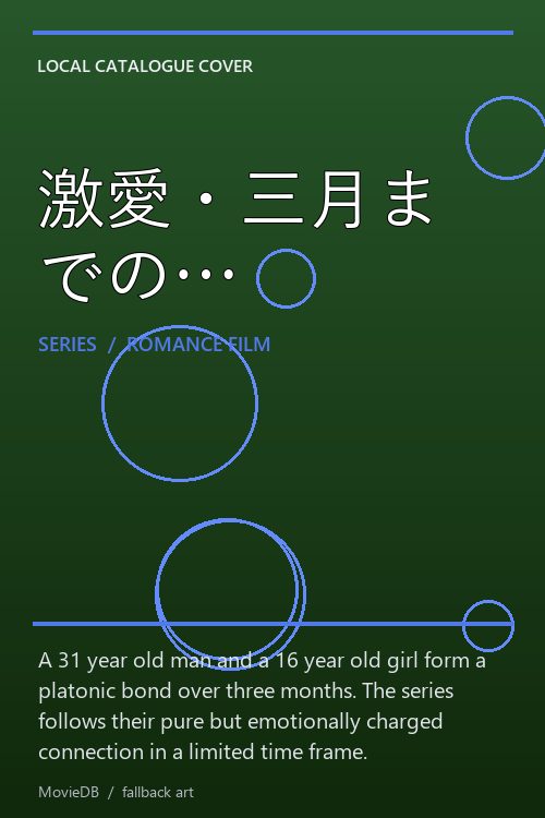激愛・三月までの… poster