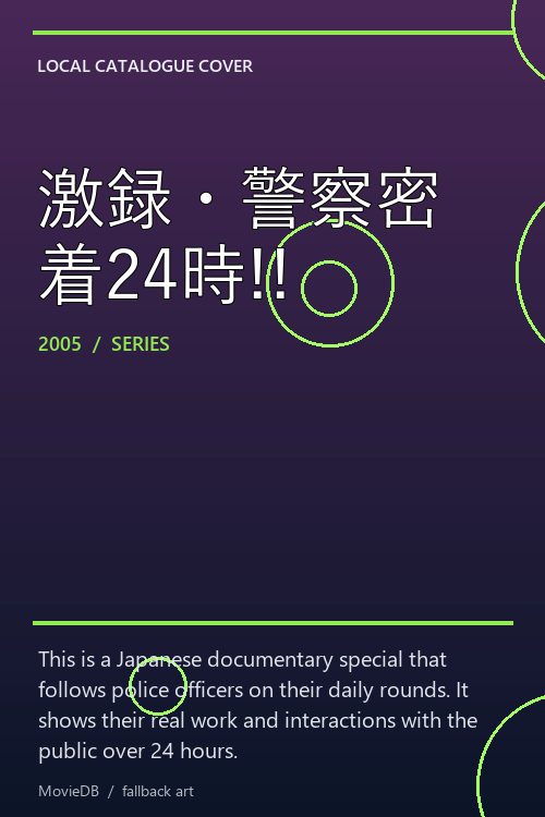 激録・警察密着24時!! poster