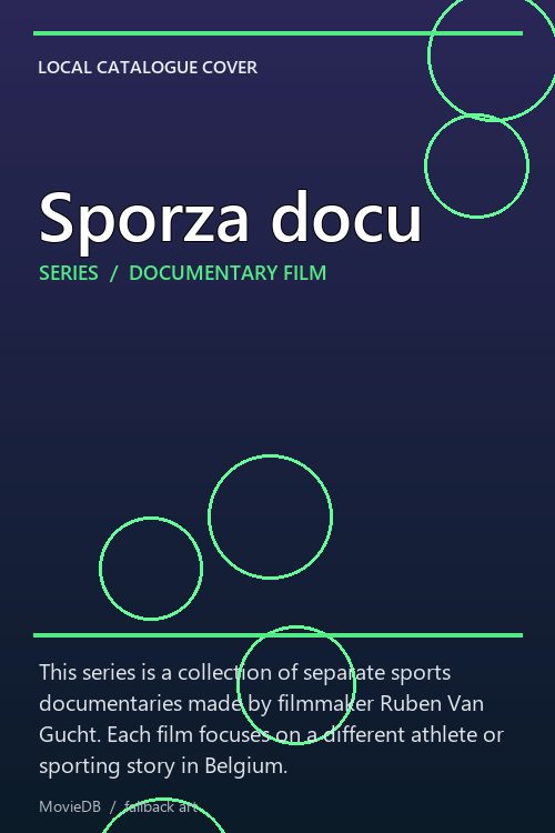 Sporza docu poster
