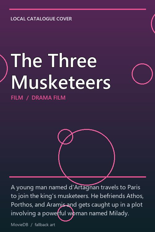 The Three Musketeers poster