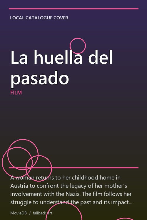 La huella del pasado poster