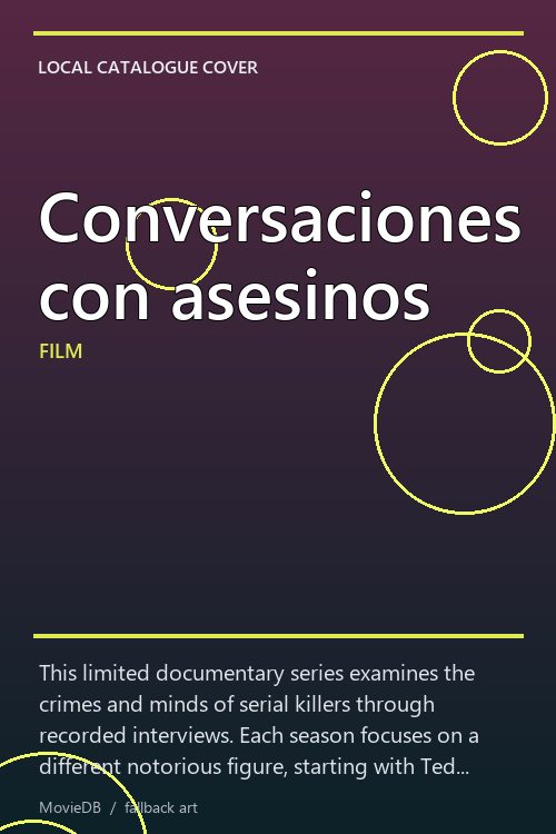 Conversaciones con asesinos poster
