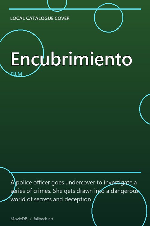 Encubrimiento poster