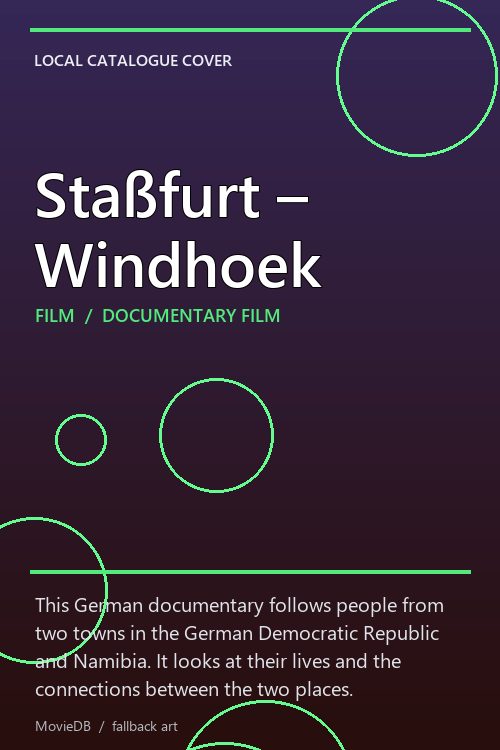 Staßfurt – Windhoek poster