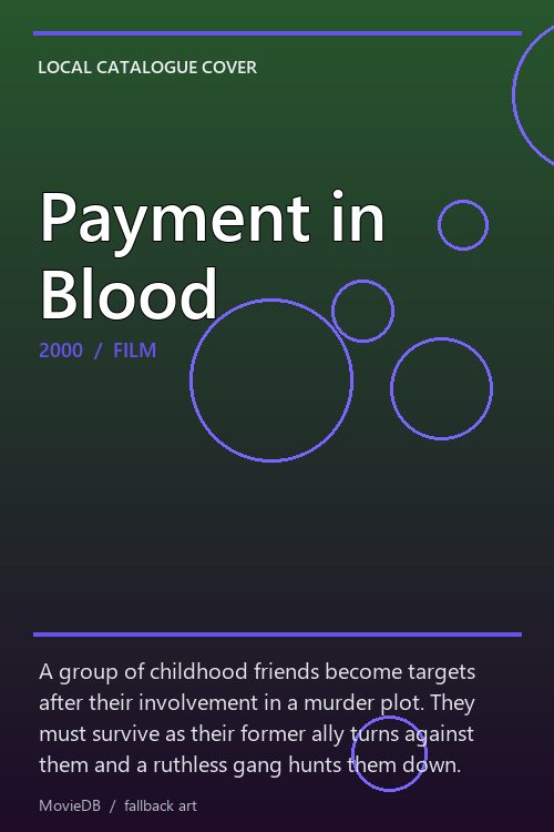 Payment in Blood poster