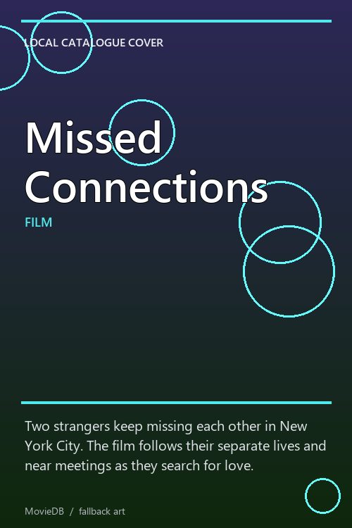 Missed Connections poster
