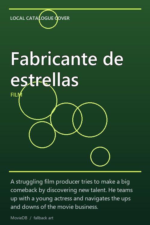 Fabricante de estrellas poster