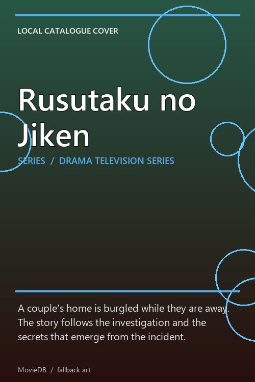 Rusutaku no Jiken poster