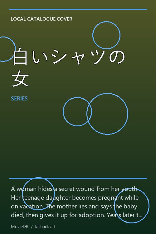白いシャツの女 poster