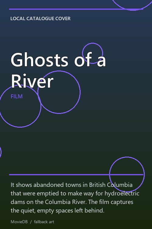 Ghosts of a River poster