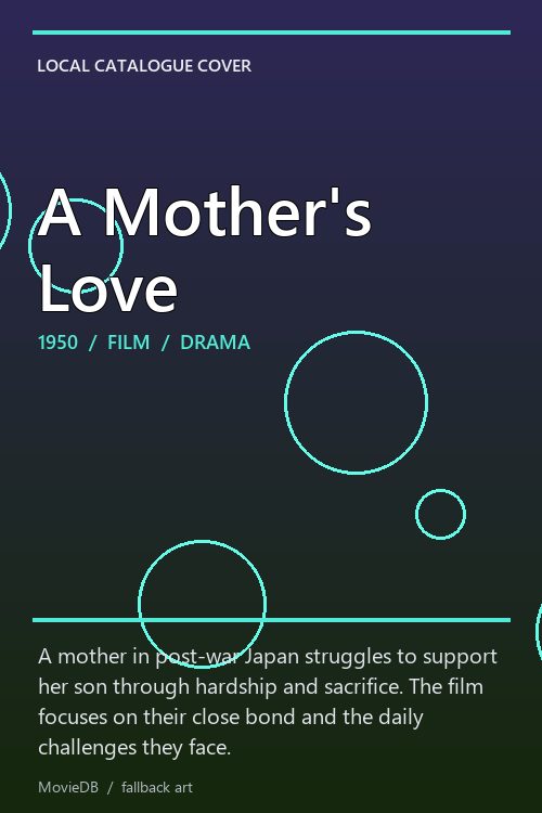 A Mother's Love poster