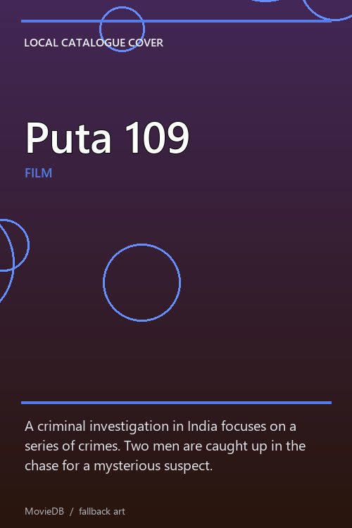 Puta 109 poster